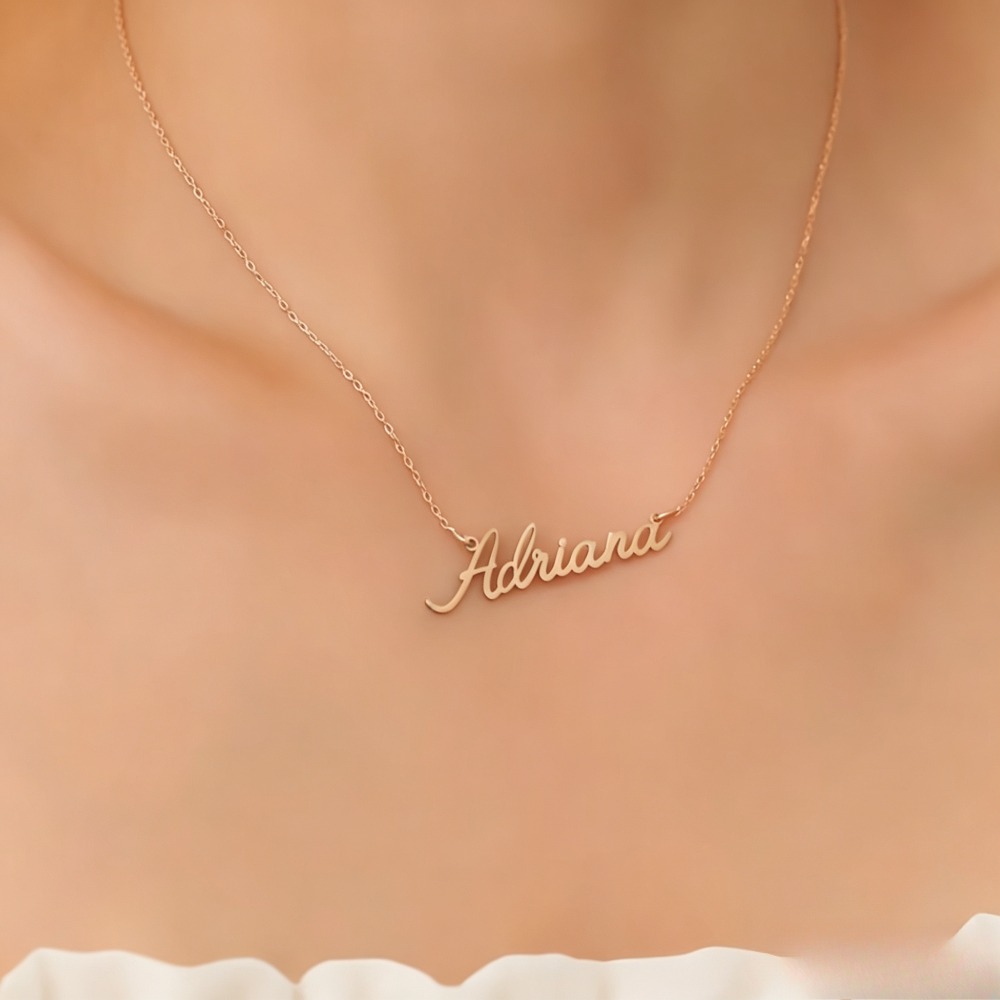 Personalized Custom Name Necklace — Golden Gift