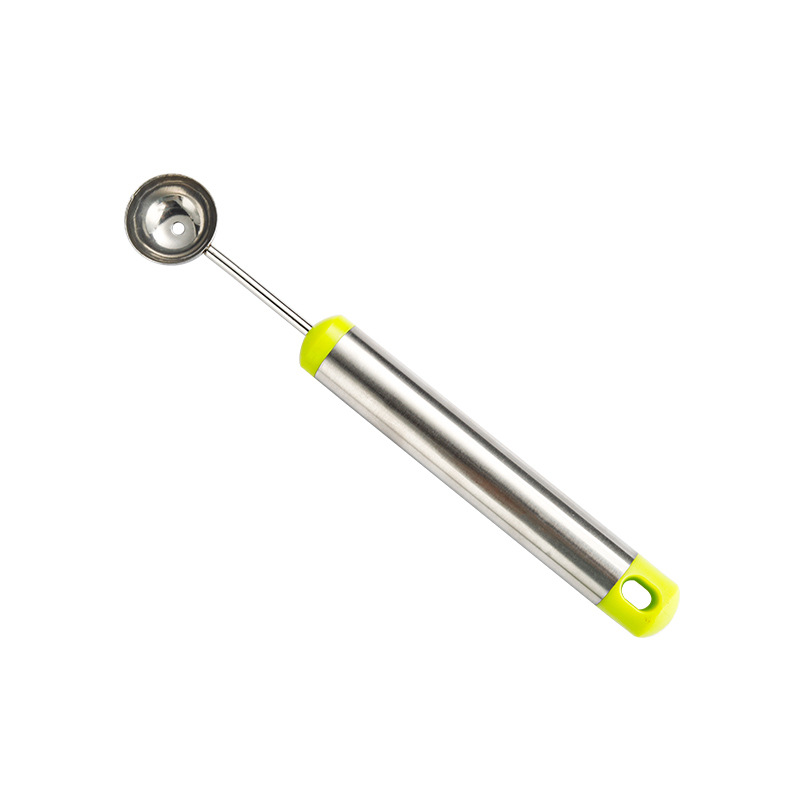 TEMU 1 Ice Cream Scoop And Stainless Steel Watermelon Baller - Fruit Spoon, Kitchen Gadget, Easy Slicing And Serving