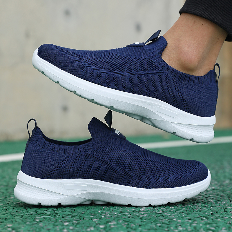 mens casual sneakers lightweight breathable mesh slip   suitable for outdoor running and fitness activities