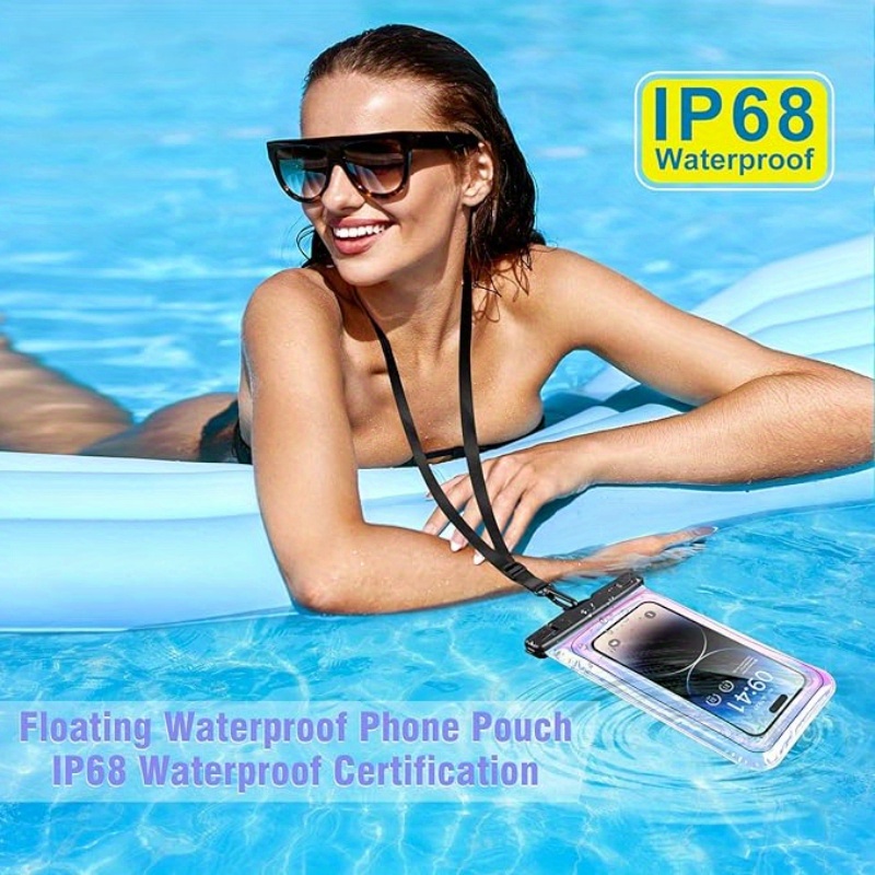 waterproof phone pouch floating waterproof phone case float - Temu