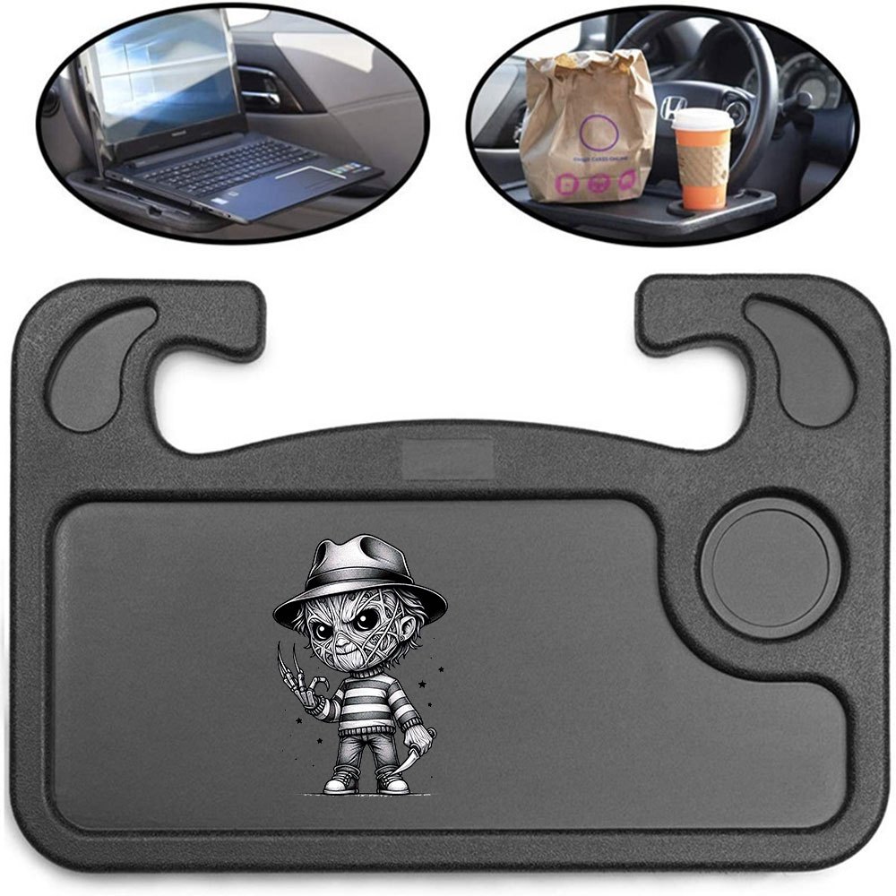 has   1pc of     multifunctional car steering wheel tray table making driving easier with a storage rack and card table for halloween thanksgiving and christmas Product details 2