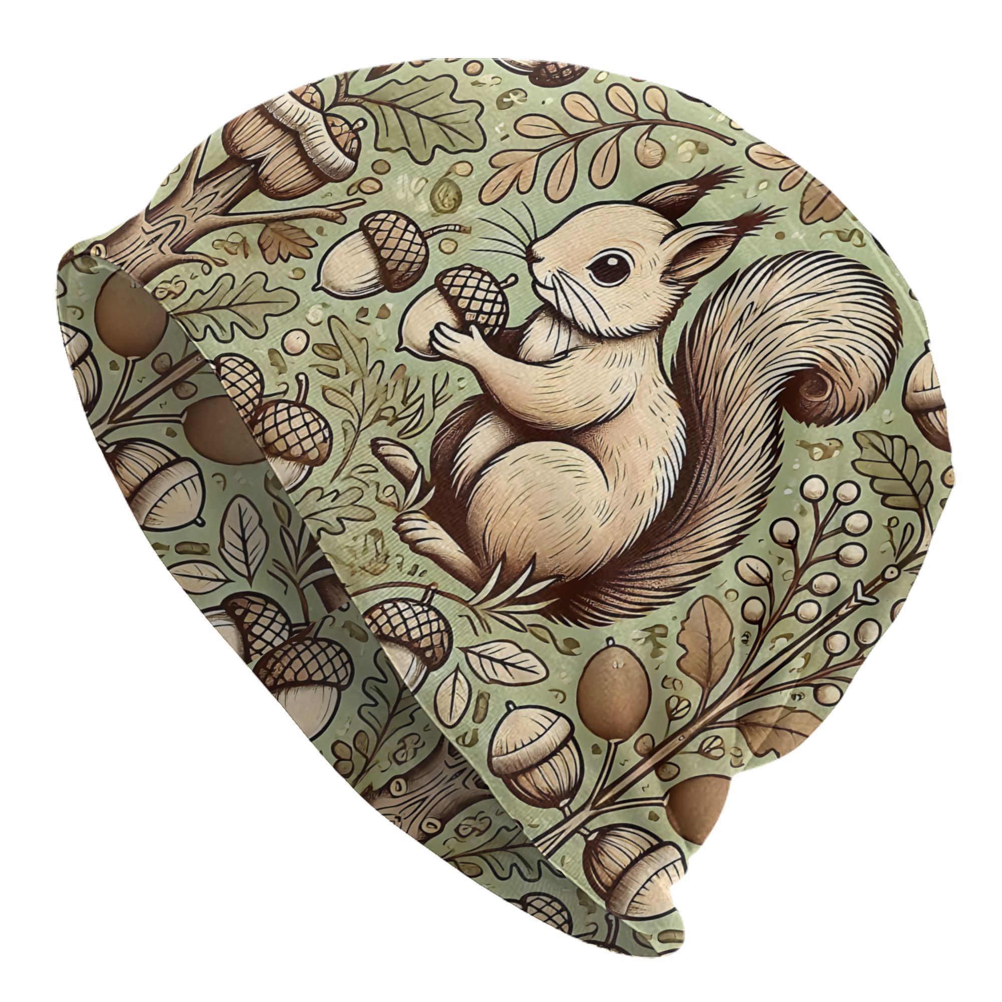 TEMU Squirrel Bonnet Hats Men Skullies Beanies Hat Cap Hip Hop Caps