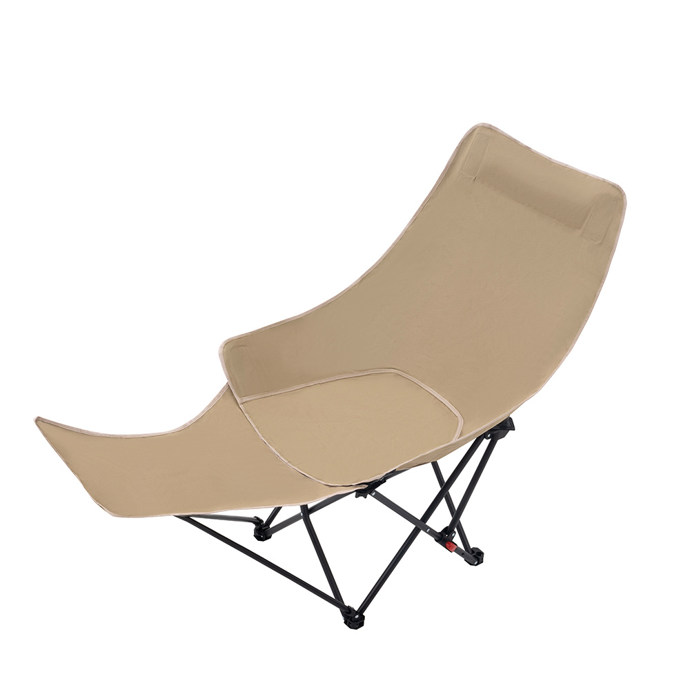 Image of Portable Camping Chair, Multifunctional Beach Chair, Sun Lounger, Perfect For Camping, Picnics, Fishing, Beach