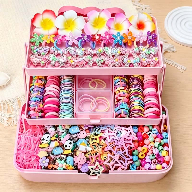 502pcs Mixed Hair Accessories Set in Random Styles and Colors