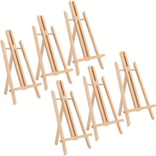 6pcs 15 easel stand tabletop wooden display stand photo holder display stand for artist adults painting display easel tabletop painting easel stand for artist