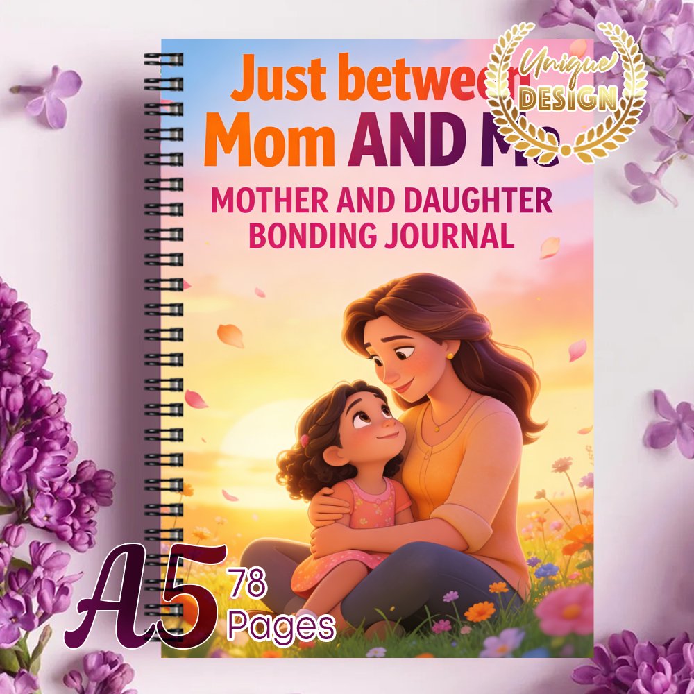 TEMU 1pc Just Between Mom And Me: A Journal For Mothers And Daughters To Their Connection, A Keepsake And - A Journal Designed For Strengthening The