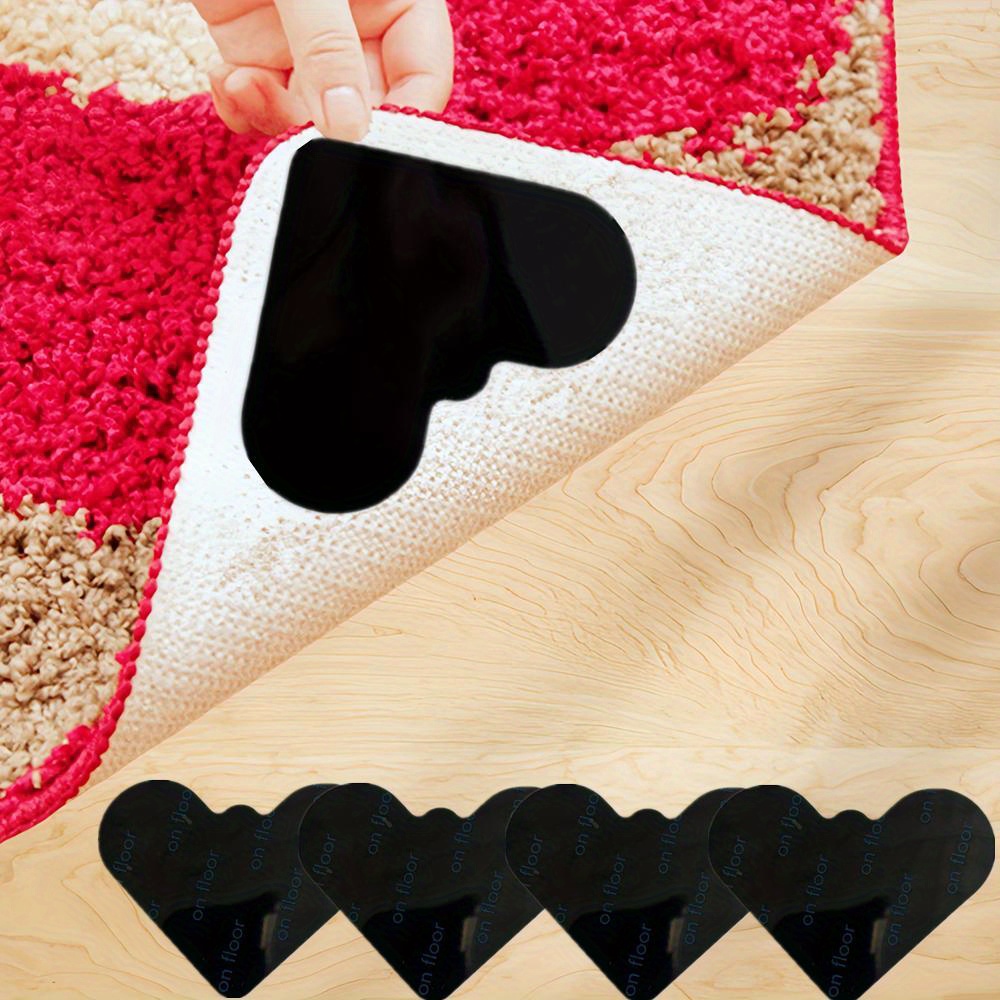 4 8 16 32pcs non slip carpet grippers sticker for living room dining bathroom floors prevents slipping on tiles wood details 0