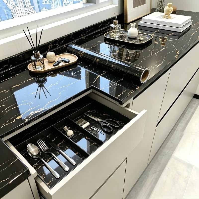 TEMU 2 Rolls Of Self-adhesive Kitchen Stickers, Waterproof And Oil-resistant Self-adhesive Wall Stickers, Suitable For Stove Countertops, Ceramic