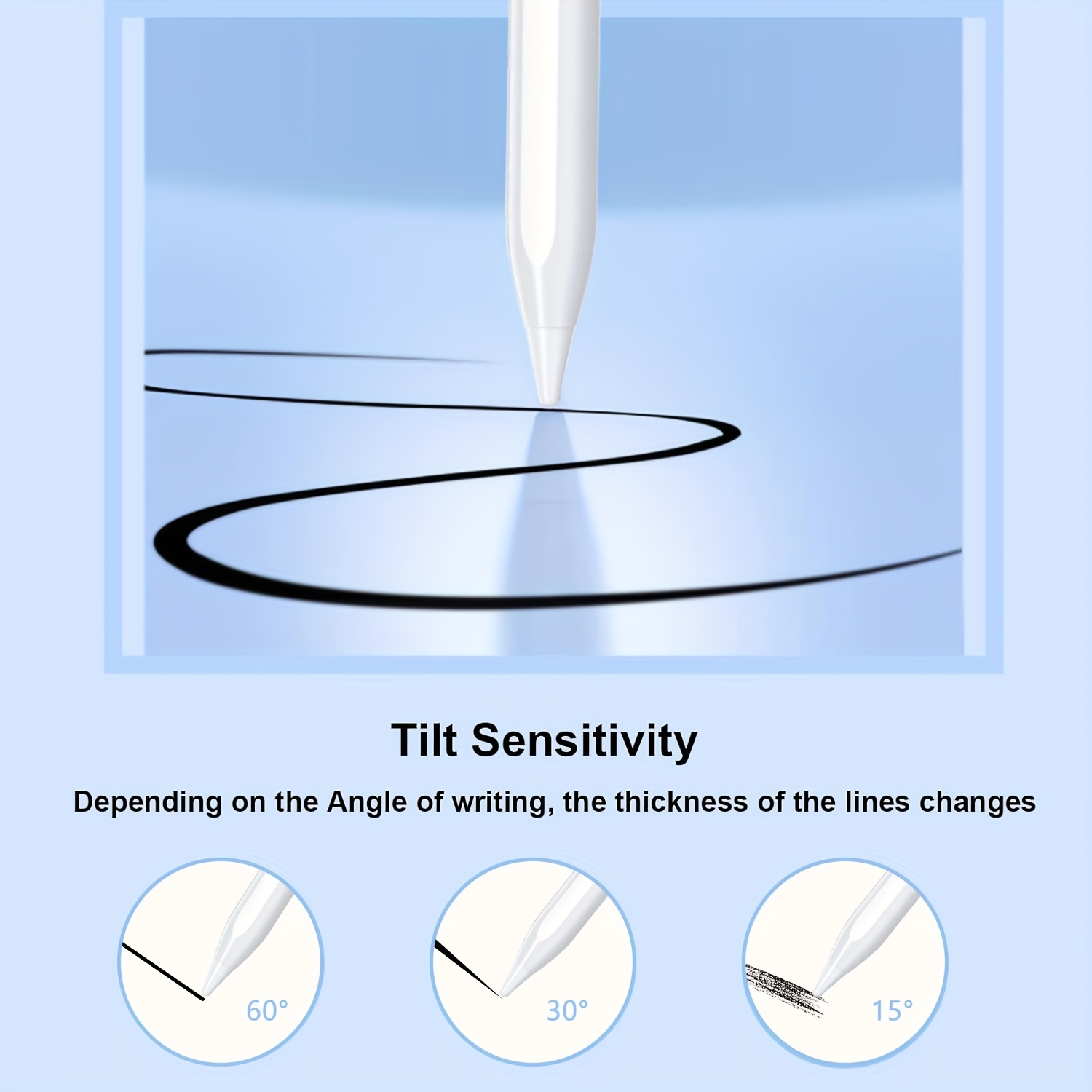  compatible ipad/ /microsoft - pencil à charge rapide, capacitif haute pour ios, samsung, avec pointe de remplacement et câble de charge Détails du produit 5