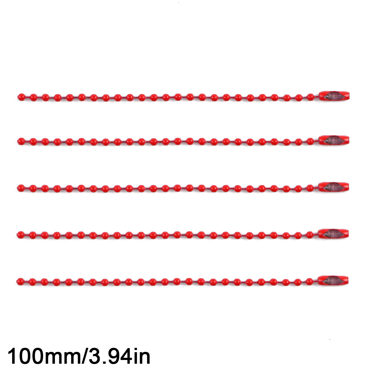 TEMU Porte-clés en alliage de rouge de 100 mm compatible pour la création de bijoux DIY, fournitures de perles pour , décorations de mariage et fêtes