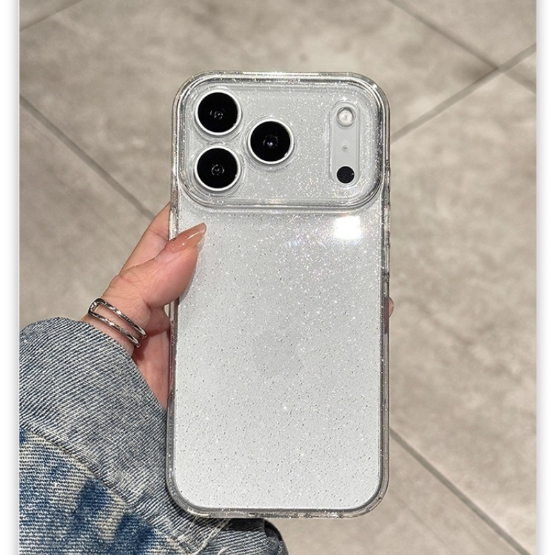 TEMU Hoesje: Compatibel met Apple iPhone 17 Hoes, Nieuwe Glitter Beschermhoes voor 17 Pro Max, Premium Gevoel voor 17 Air, Volledige Valbescherming