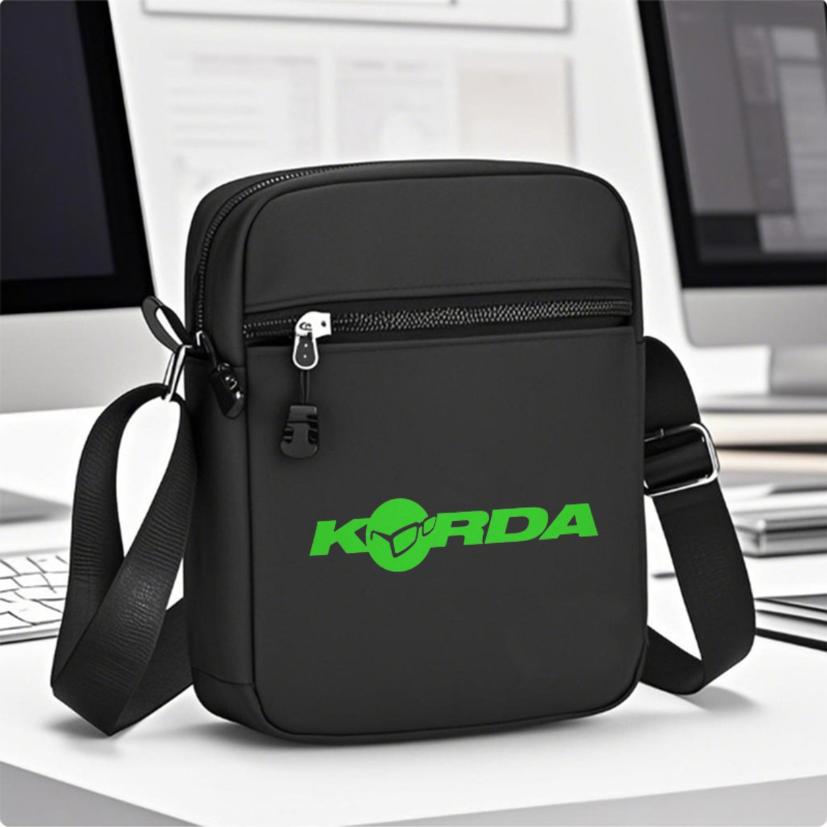 Borsa Messenger Oxford Impermeabile Da Donna, A Tracolla E A Mano, Multitasche, Arancione, Per Lavoro E Viaggi