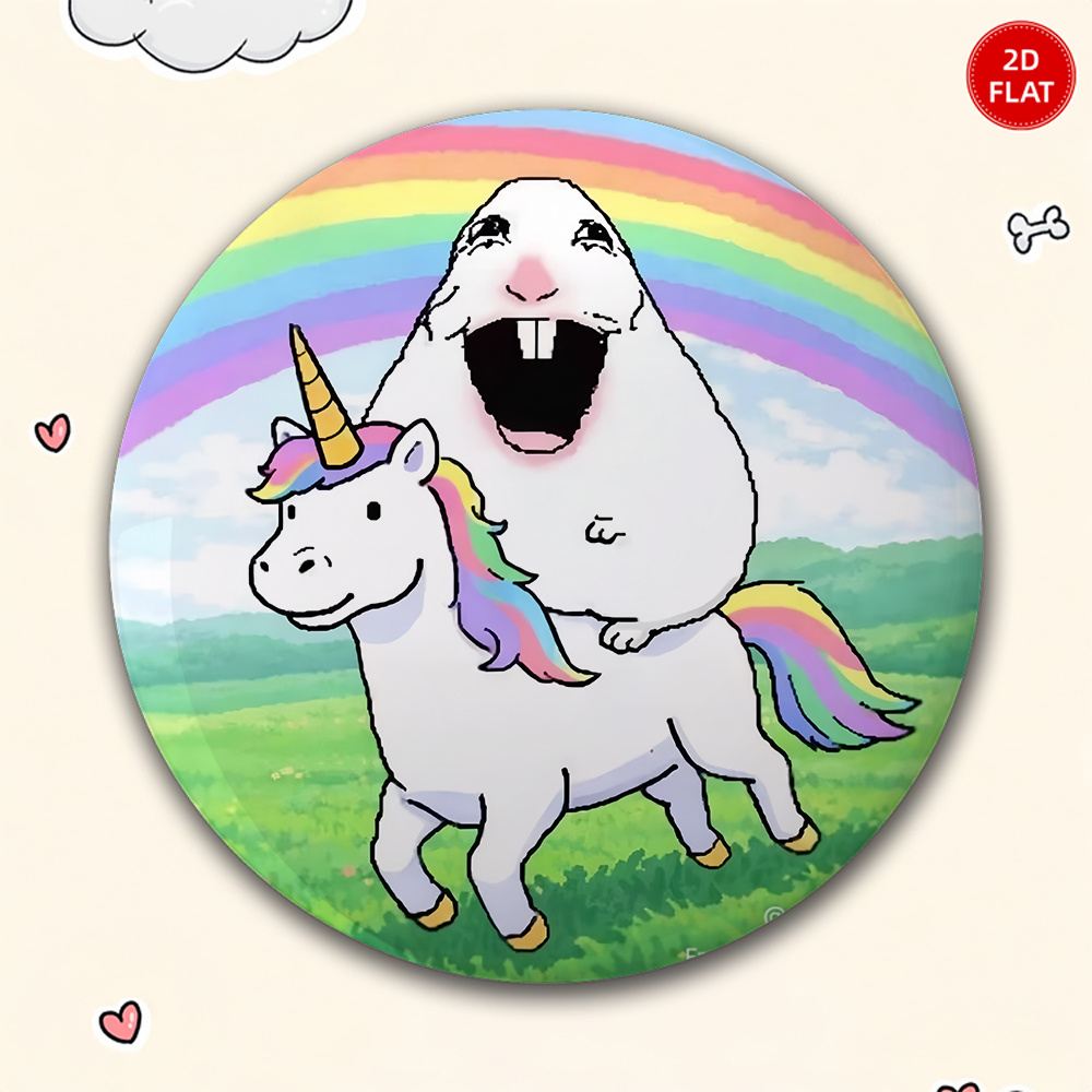 TEMU 2D-Flach, 2D-Flach – Anime-Cartoon-Modebrosche/Anstecker/Abzeichen, für Jeans, Kleidung, Rucksäcke Hüte, ein Sammlerstück, Ideales Geschenk für