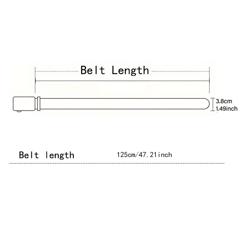 2 Pack FLAGIA Adjustable Quick Release Belts Casual Sports Style