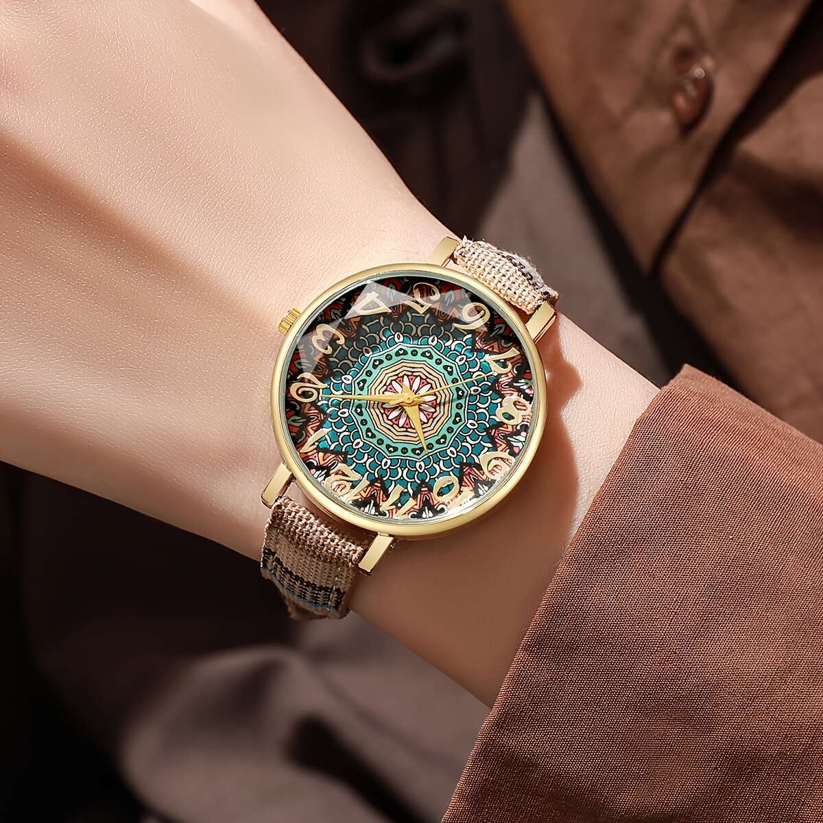 Women'S Watch with a Minimalist Creative Design Featuring a Numeric Dial, Elegant And Versatile Quartz Wristwatch (1pc/Set) Does Not Include a Watch Box