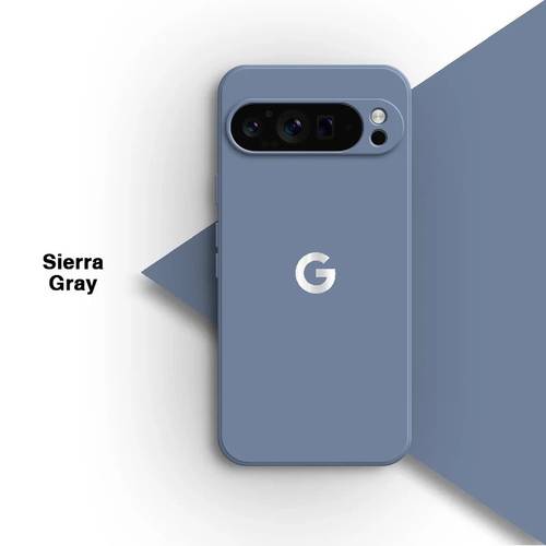 phone case luxury liquid silicone solid color printing soft phone case for google pixel 10 9 pro xl 9a 8a 7a 6 shock protection cover