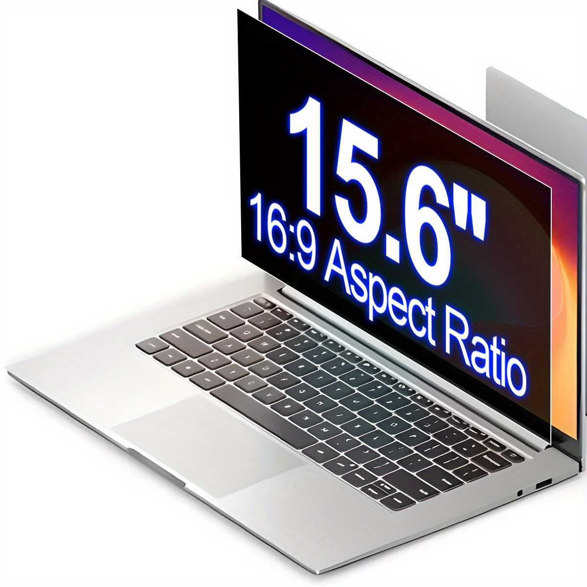 TEMU 15.6-inch 16:9 Laptop And Monitor Privacy Screen Protector -, Durable Pet Material, High Hardness (h), Screen Protector
