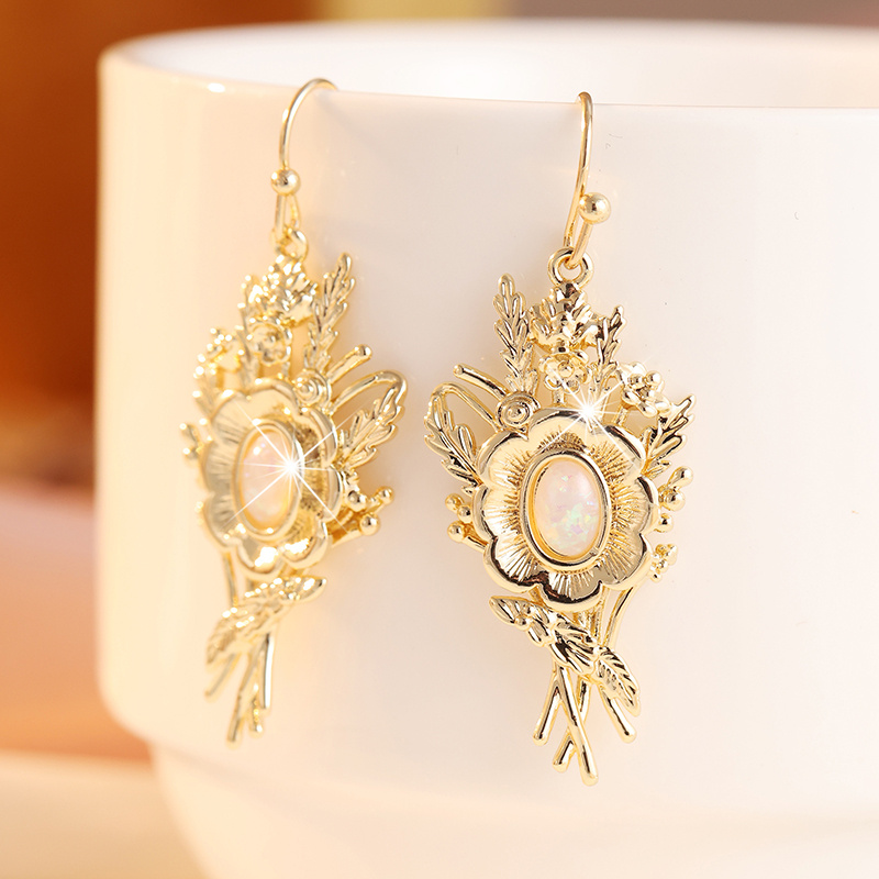 Luxury Bouquet-Style Pendant Earrings for Women