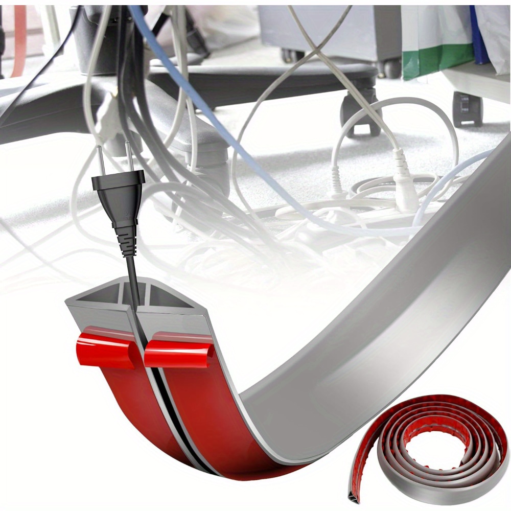Wire And Cable Rubber Self-adhesive Protective Seal Strip Gray For Home Office