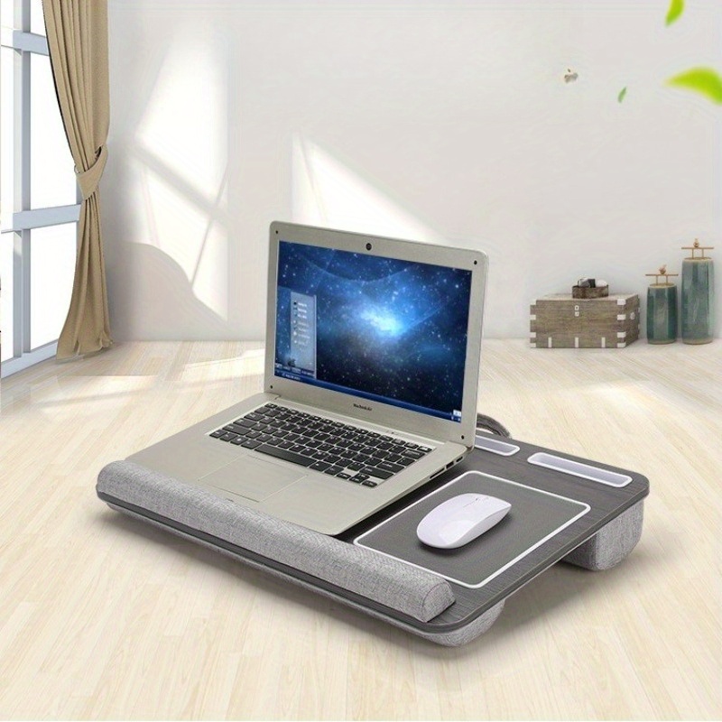 Knietisch Mit Schublade & Getränkehalter – 60x40 Cm, Faltbar | Laptoptisch Für Bett, Couch