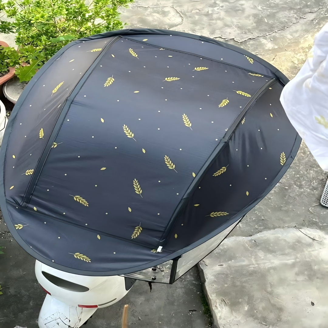 RONIN Telo Coprimoto Drive-In Antipioggia protegge moto e scooter da Acqua, Polvere, Pioggia, Vento, Escrementi di Uccelli. Dimensioni SD2 A246xB127xC93xD105xE35cm
