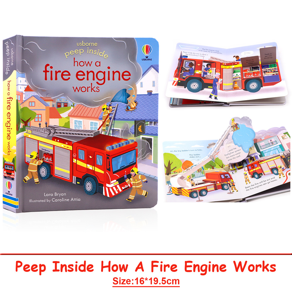 Inside How A Fire Engine Works - Interactive -the-flap Exploration | For Kids | Perfect For Bedtime Reading
