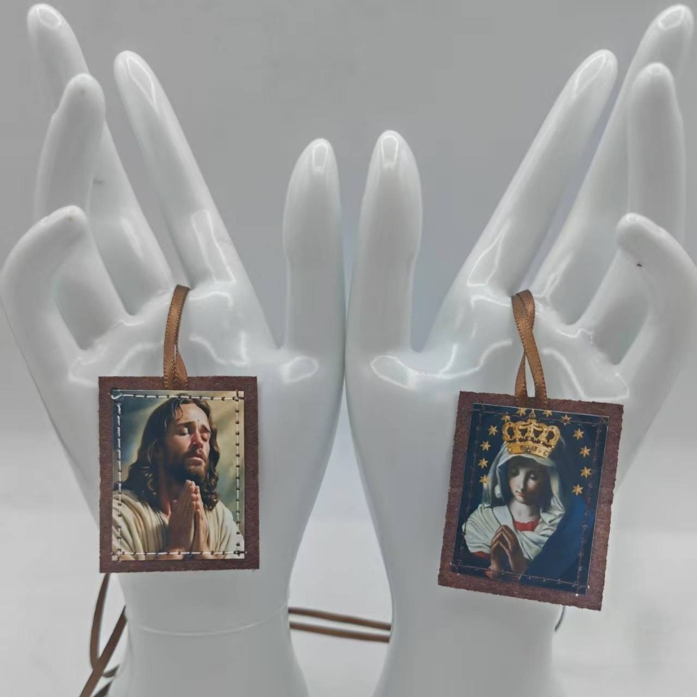 Bohemian-Style Polyester Scapular Necklace