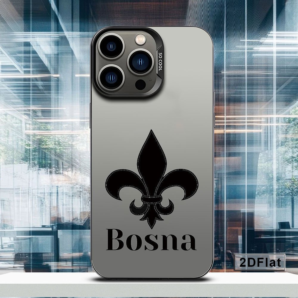 TEMU Phone Case: New 2d Flat Bosna Logo Phone Case, Drop-proof And Dirt-resistant, Vintage Style, Suitable For Galaxy A13 A14 A15 A16 5g A21 A22 A23