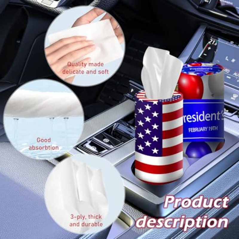 stylish cylindrical tissue box holder for car, bathroom, home, office, and school., toilet paper storage box,   bathroom storage box kit Product details 4