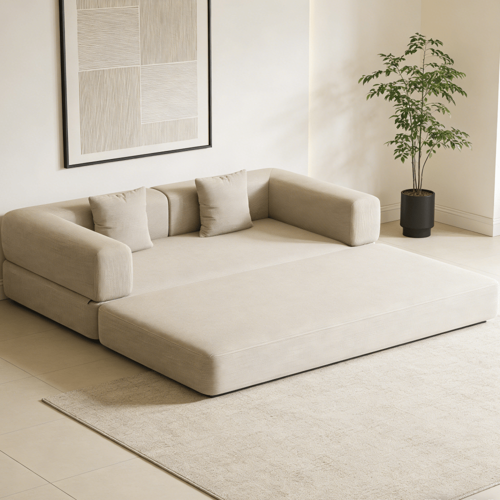 TEMU A Sofa Bed That Combined And Folded, A Multi-functional Memory Foam Chair, And A Portable Tatami Sofa, Suitable For Living Rooms, Bedrooms, Etc.