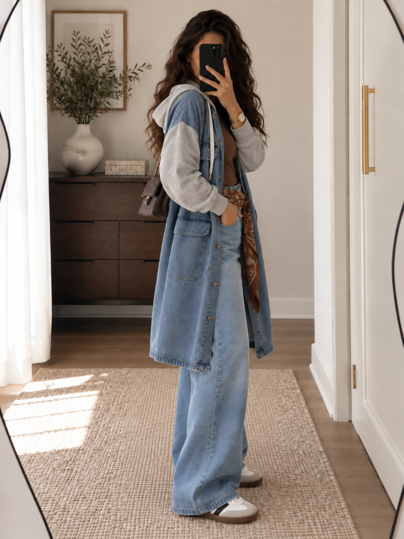 plus size denim jackets sold on Temu United States