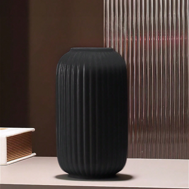 Vase – Durable And Sturdy Round Vase, Suitable For Wedding Parties And Holiday Decorations, Christmas-themed Vase, Shatterproof
