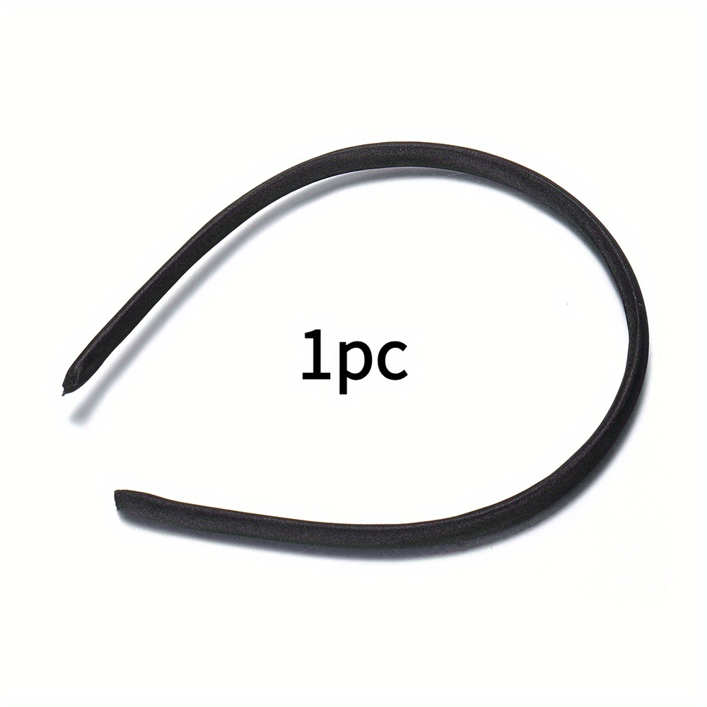 TEMU 5 pezzi/1 pezzo per capelli in tessuto , base per cerchietto in plastica, per creare accessori per capelli carini e forniture per di gioielli