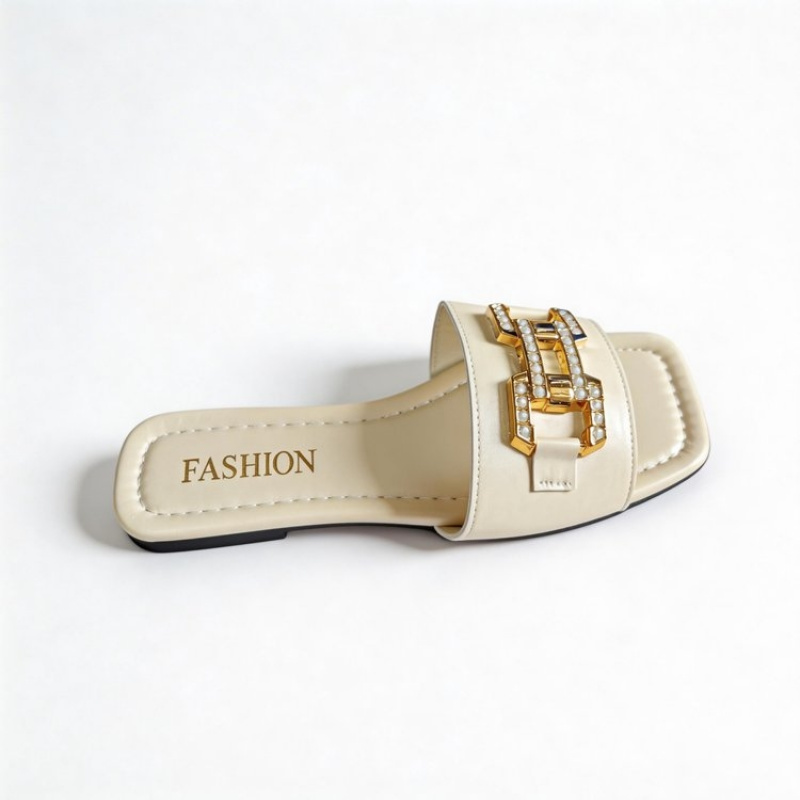 TEMU Versatile Women's Sandals, Square-toe Flat Sandals, Suitable For Beach, Shopping And Daily Wear, Multiple Colors , Women Shoes