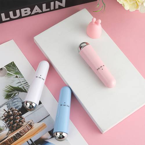 1pc eye vibration gua sha massager eye massager beauty device tool for home use in 3 sku options pink white black