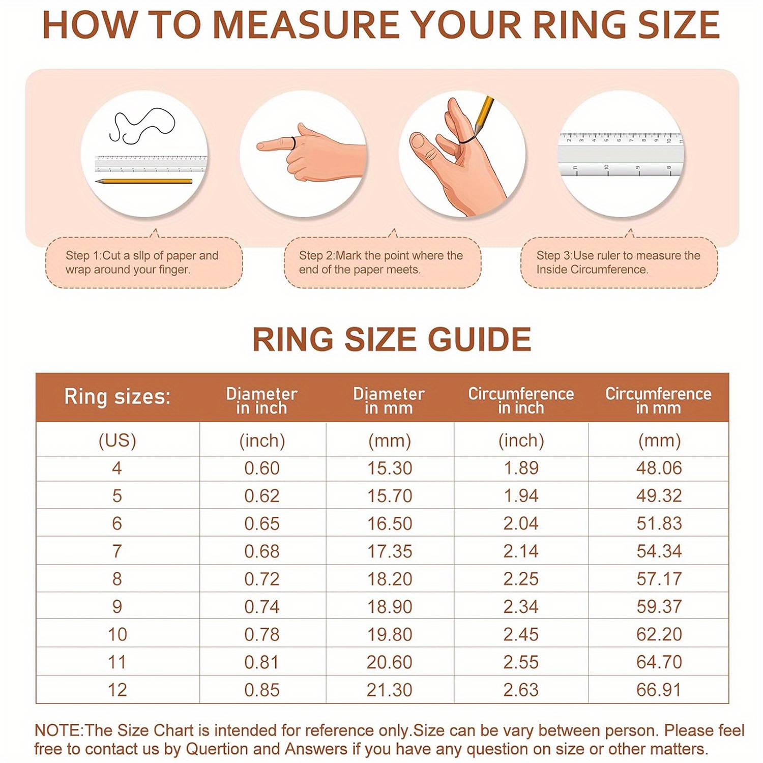 Curved Top Stainless Steel Rotatable Ring for Women