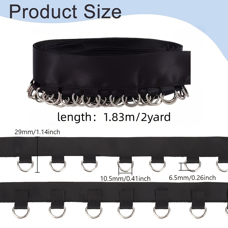 1 Roll Of Black Polyester Sewing Webbing, Of D-ring Chest Strap, Fabric Craft Kit