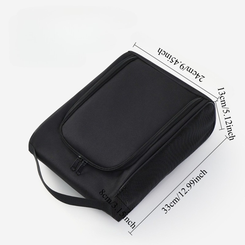 E-shop Schwarze -Fußball-Schuh-Tasche, -Schuh-Organizer, tragbare Reise-Schuh-Tasche, staubdichte Hausschuh-Tasche, tragbare Tragetasche für Schuhe,