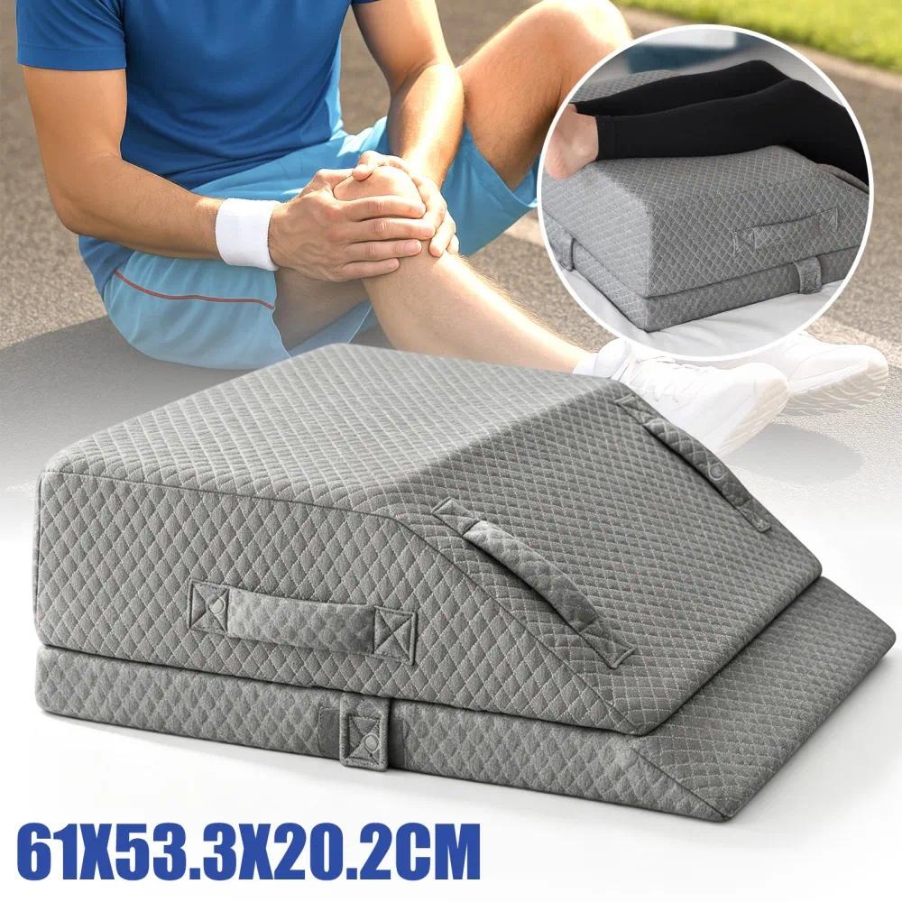 Image of 1set Adjustable Leg Height Pillow, Height Adjustable, Ergonomic Multifunctional Design, With Handle, Different Sitting And Lying Needs.