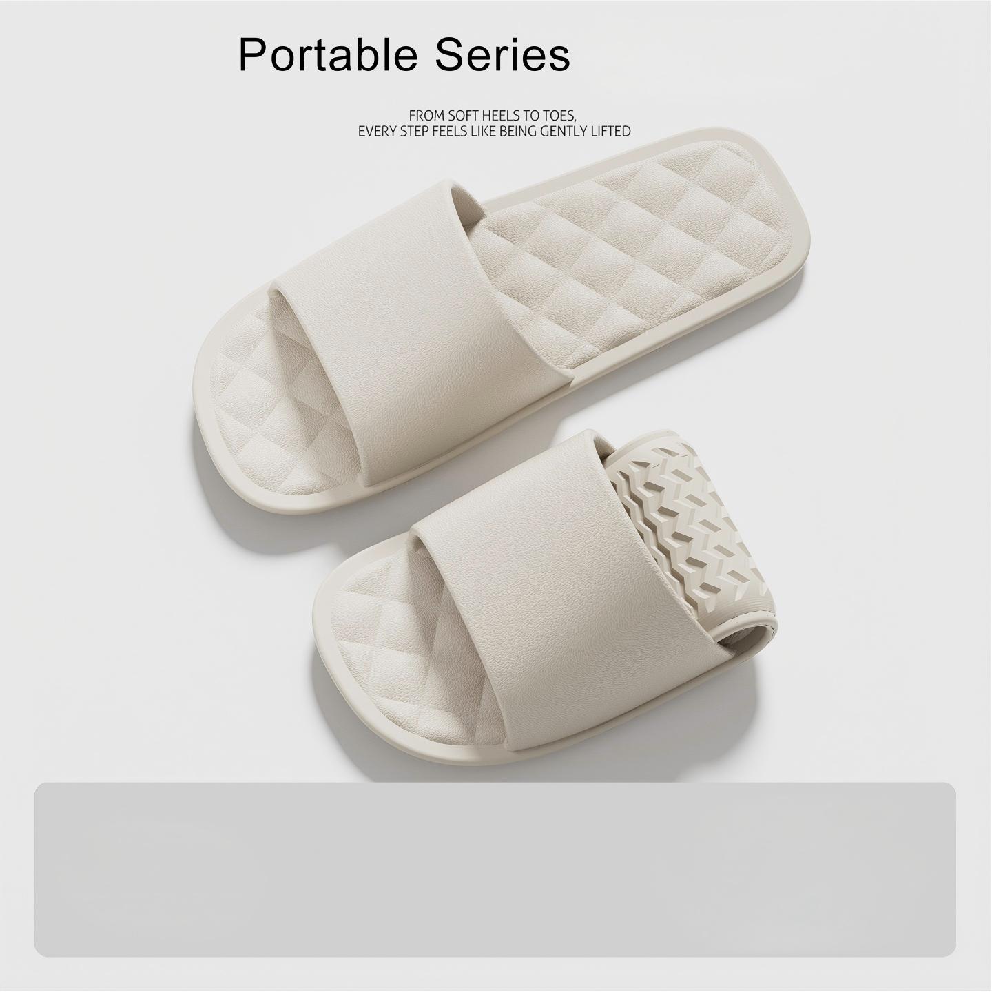 TEMU Summer 26 Nuove Ciabatte Estive per Interni Casa Bagno Facili Casual Ciabatte da Donna Antiscivolo Materiale EVA Traspiranti Ciabatte da Donna,