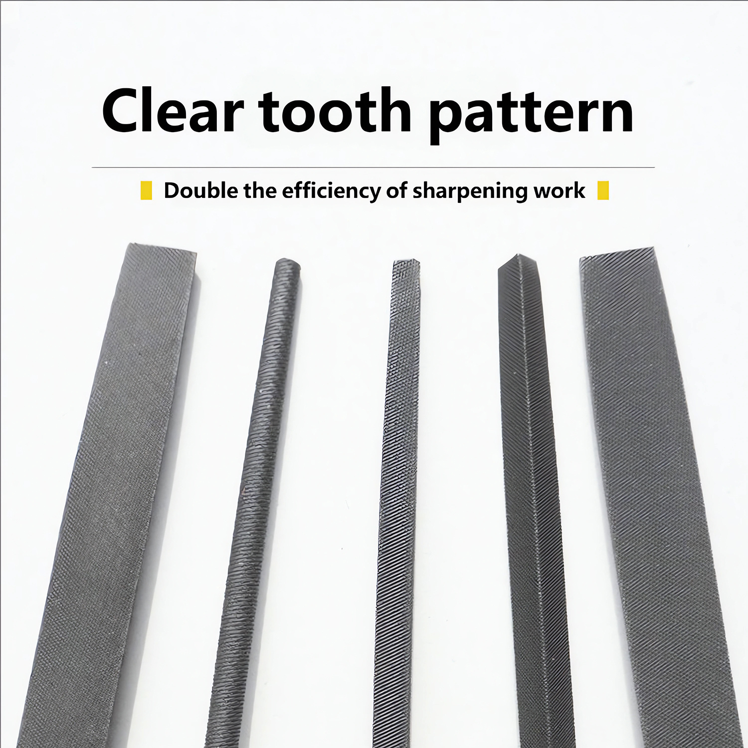 19pcs carbon steel file tool set with brush glove and four sandpapers metal files   flat   semicircular file   file suitable for chipping deburring edge softening and 3d print finishing Product details 5