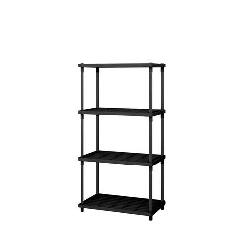 4 tier plastic storage rack suitable for space saving organizer in kitchens laundry rooms bathrooms study and independent unit shelf manager standing shelf
