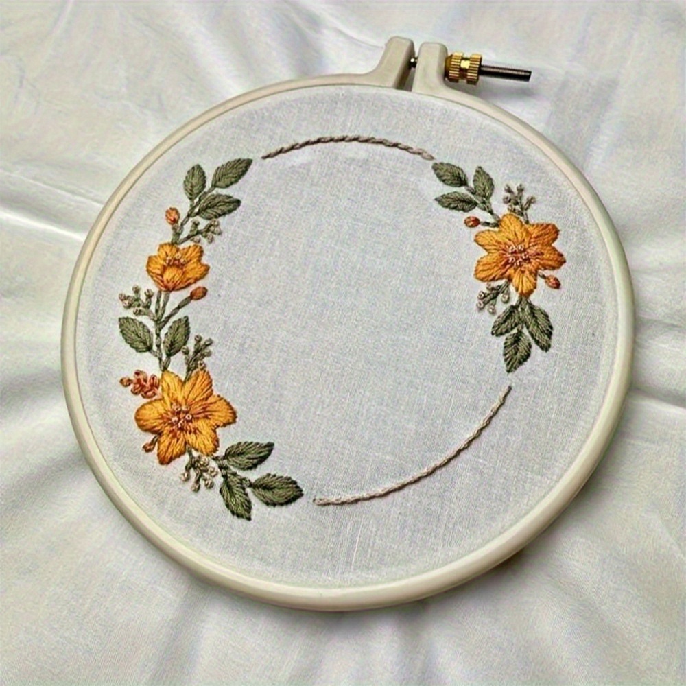 10pcs Water-Soluble Embroidery Kits for Beginners and Professionals