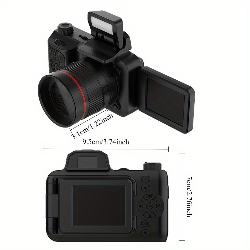 pro camera flip screen vlogging camera mini Temu