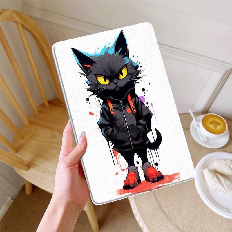 

For Pad( 10. 6 Inches) / Pad Pro( 12. 1 Inches) / Xiaomi 4( 8 Inches) / ( 10 Inches) / Pad . 7/ Case - Foldable Design Tablet Case With Sleep/ Wake , Multi-angle Design Case, Pattern