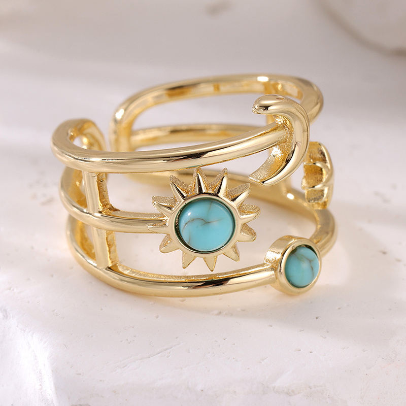Women's Retro High-End Irregular Opening Finger Ring