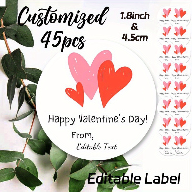 

[] (upgraded, Sun- And ) 45pcs 2025 's Day , , 's Day, Labels, Personalized , Couplestickers, Suitable For Candybaggiftboxdecoration