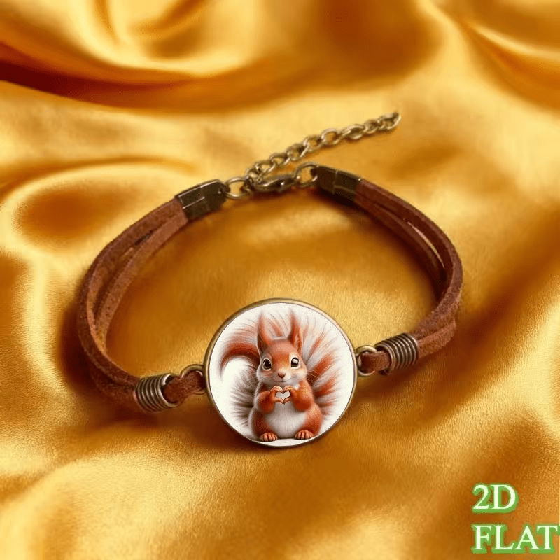 Vintage 2D Flat Pattern Fashion Bracelet, Gift for All Occasions