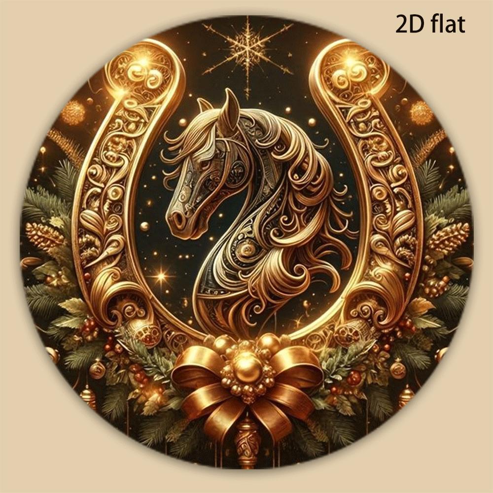 TEMU Kitchen Refrigerator Decoration Horse 1pc Large Size Fridge Magnet, Perfect For Refrigerator, Home, Office, Or Whiteboard Decor, Ideal Holiday