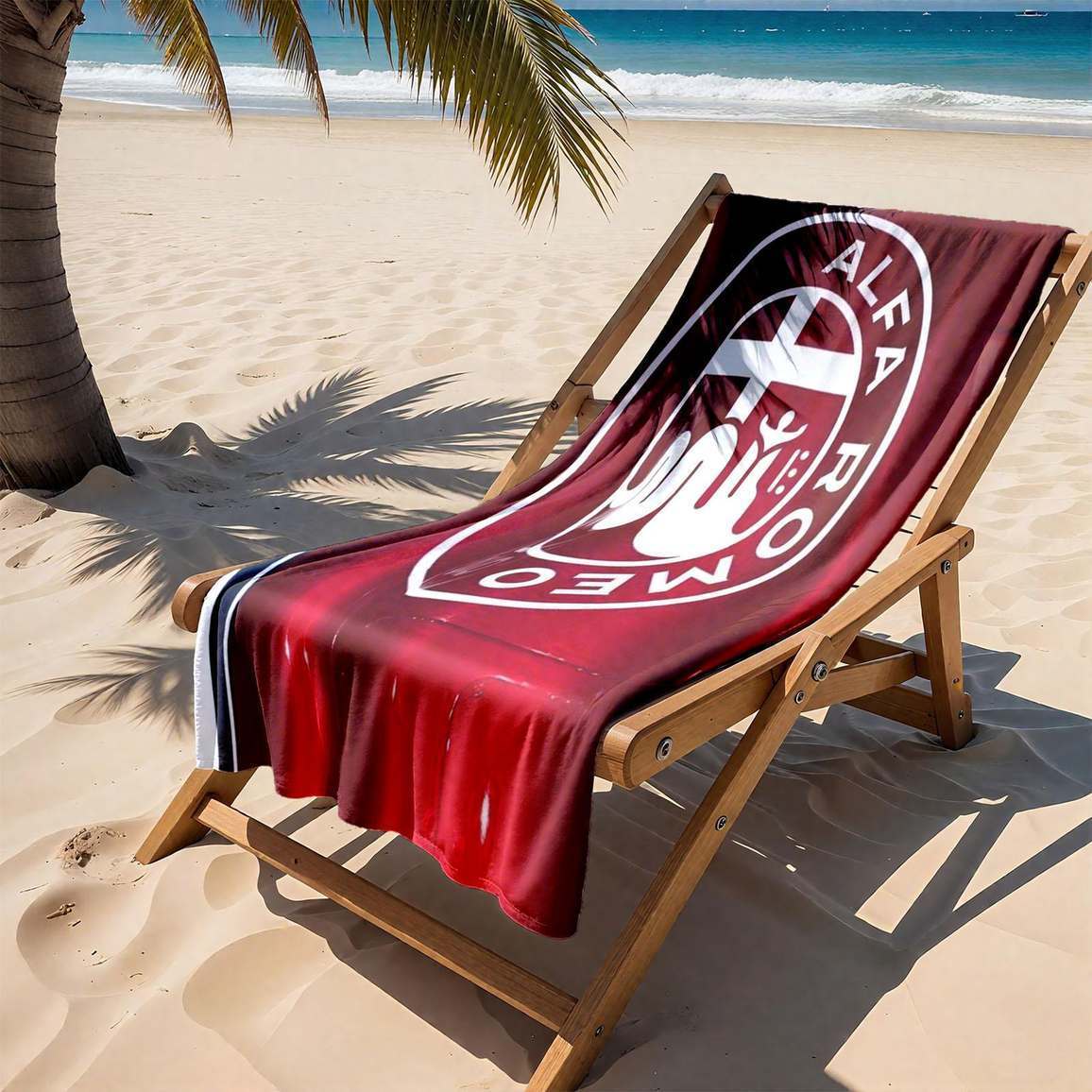 TEMU Car Logo Beach Towel | Travel-specific, Printed Microfiber, Suitable For Pool, Beach, Holidays, Quick-drying, Absorbent, Washable, Recommended